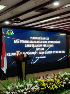 Jaksa Agung Burhanuddin Dan Dirut Bank Mandiri Teken Kesepakatan, Setuju Tanggulangi Pandemi Virus Corona Bersama-sama