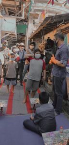 Halau Kebosanan Anak Di Tengah Pandemi Covid-19, Lurah Hadirkan Pendongeng Nasional Di Zona Merah Surabaya