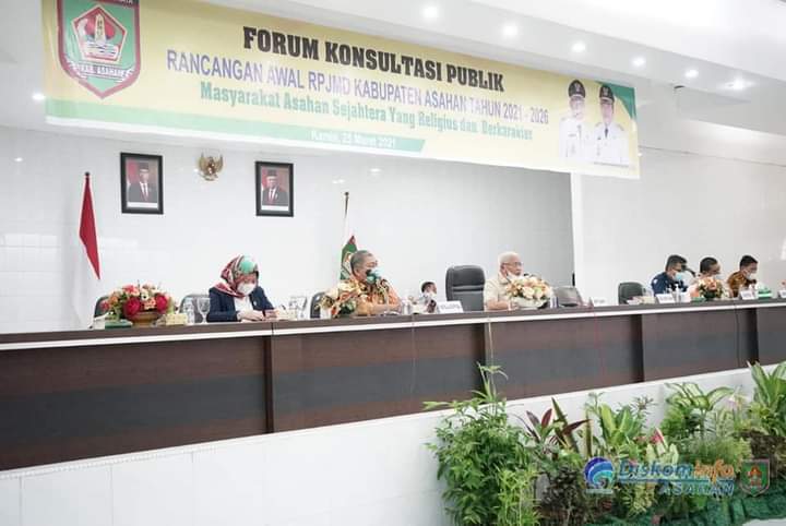 Bupati Asahan Buka Forum Konsultasi Publik Rancangan Awal RPJMD Asahan 2021-2026