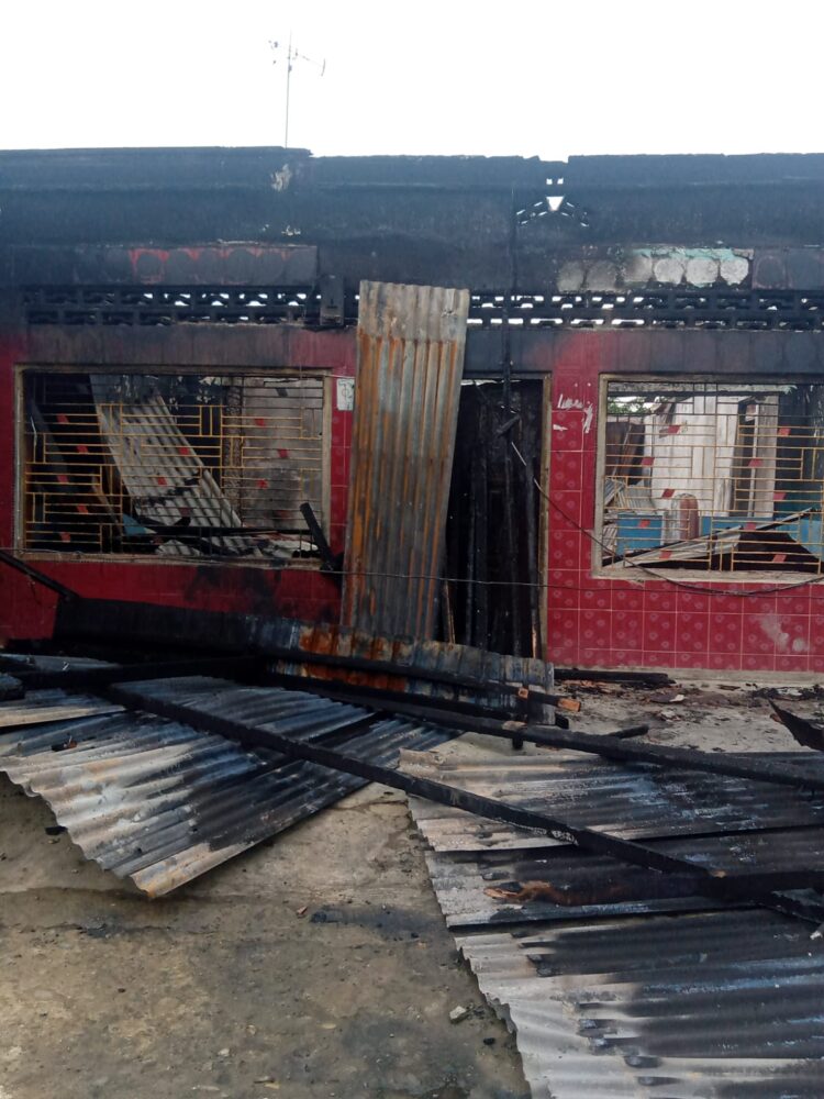 Kebakaran Terjadi di Nagori Marihat Bukit, Kabupaten Simalungun