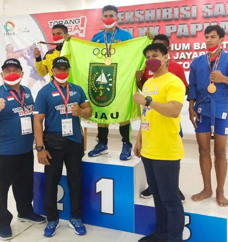 3 Atlet Sambo Pekanbaru yang Berangkat ke Papua Boyong 4 Medali Emas dan 1 Perak