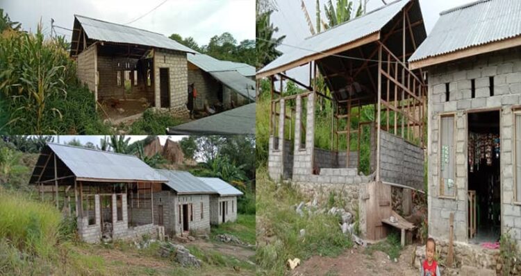 Sungguh Sangat Miris 20 Unit RTLH di Desa Tutuyan Tak Dihuni