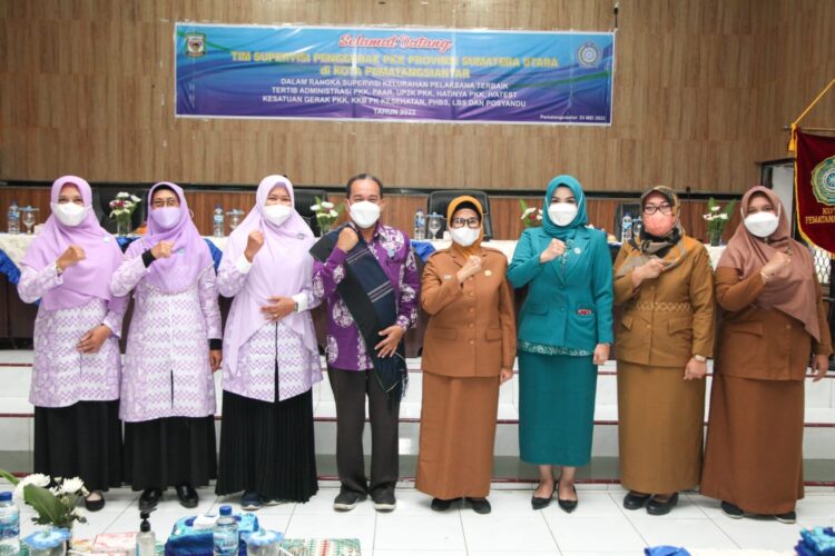 Plt. Walikota Siantar dr. Susanti Dewayani, Sp.A Terima Kunjungan Tim Supervisi TP-PKK Provinsi Sumatera Utara
