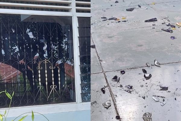 Miris..!! Rumah Dinas Kepala BKD Kota Tebing Tinggi Dilempar Bom Molotov