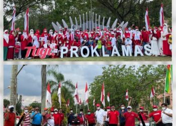 Kemeriahan Perayaan HUT RI Ke-77 di Riau Kompleks PT. RAPP